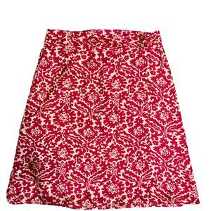Lilly Pulitzer Vintage 100% Silk Wrap Skirt sz 0 Mane Event Quiet Luxury Classic